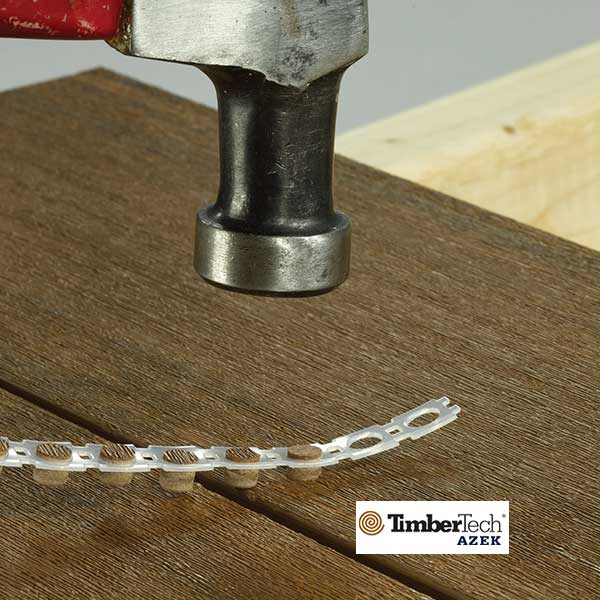 Azek Collated Cortex For Advanced PVC Hammering Plugs - The Deck Store USA