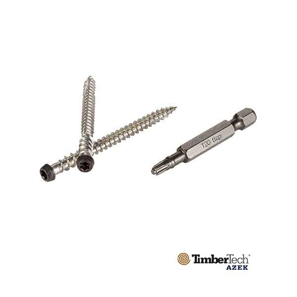 Azek TOPLoc Screws For PVC - Dark Brown - The Deck Store USA