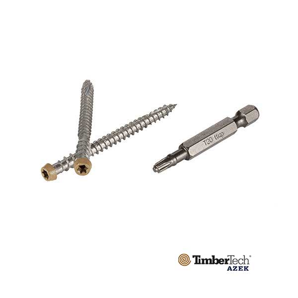 Azek TOPLoc Screws For PVC - Light Tan - The Deck Store USA