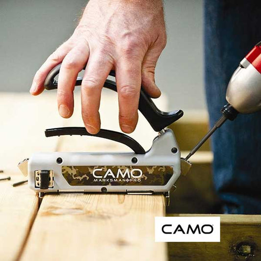 Camo Edge Deck Screw Driver Bits In Use - The Deck Store USA