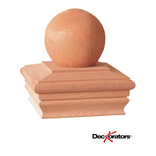 Deckorators Newport Ball Top Post Caps at The Deck Store USA