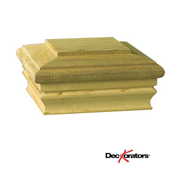 Deckorators Newport Classic Flat Top Treated Post Caps at The Deck Store USA