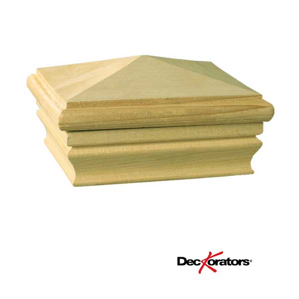 Deckorators Newport High Pyramid Treated Post Caps at The Deck Store USA