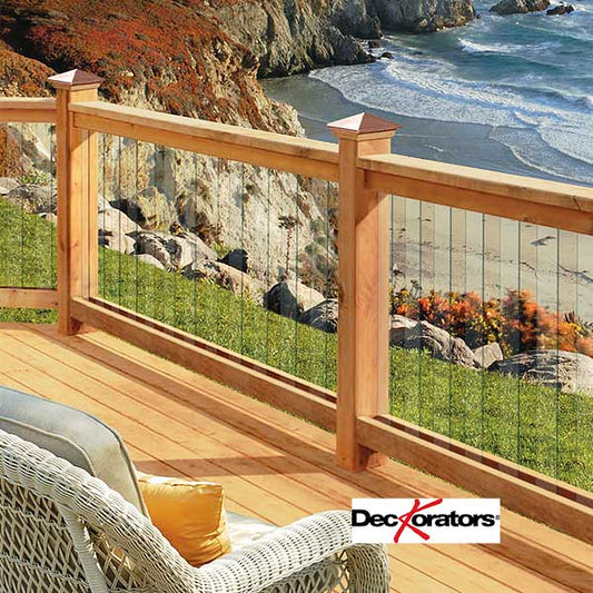 Deckorators Victoria High Point Post Caps - Installed - The Deck Store USA
