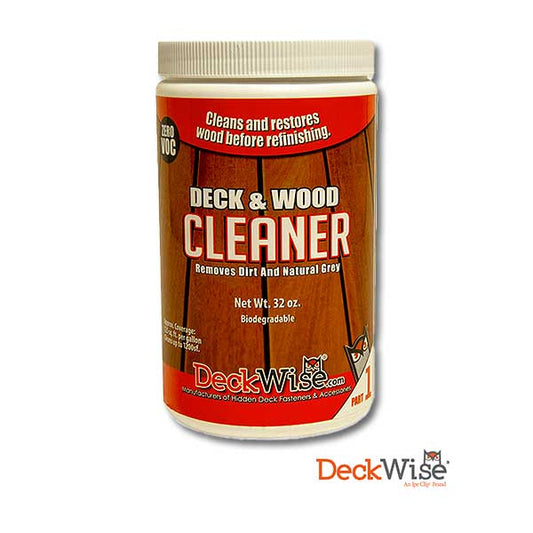 DeckWise Deck & Wood Cleaner 32oz Jar at The Deck Store USA