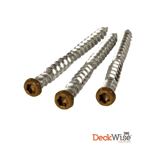 DeckWise Composite Deck Screws - Cedar - The Deck Store USA