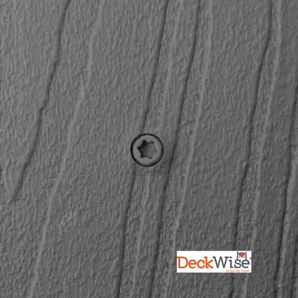 DeckWise Composite Deck Screw - Gray Installed - The Deck Store USA