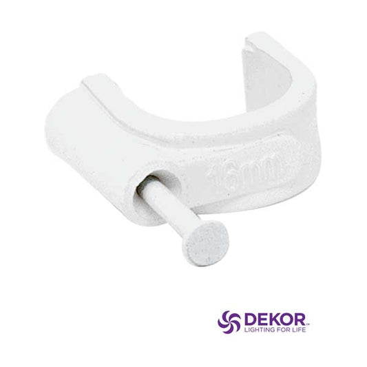 Dekor Cable Staples - White - The Deck Store USA