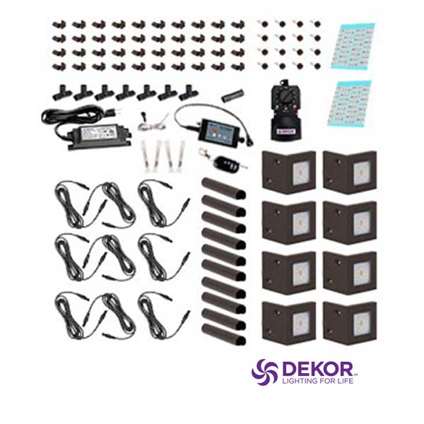 Dekor Empyrean Pergola Light 8 Light Kit - The Deck Store USA