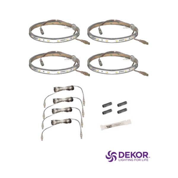Dekor Infinite Strip Lights 4 Pack - The Deck Store USA