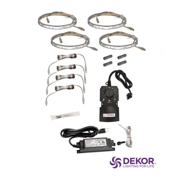 Dekor Infinite Strip Lights 4 Light Kit - The Deck Store USA
