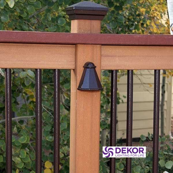 Dekor Tear Drop Post Lights On Post - The Deck Store USA