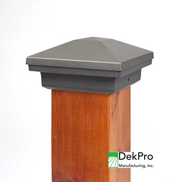 DekPro Effex Summit Post Caps - Textured Bronze - The Deck Store USA
