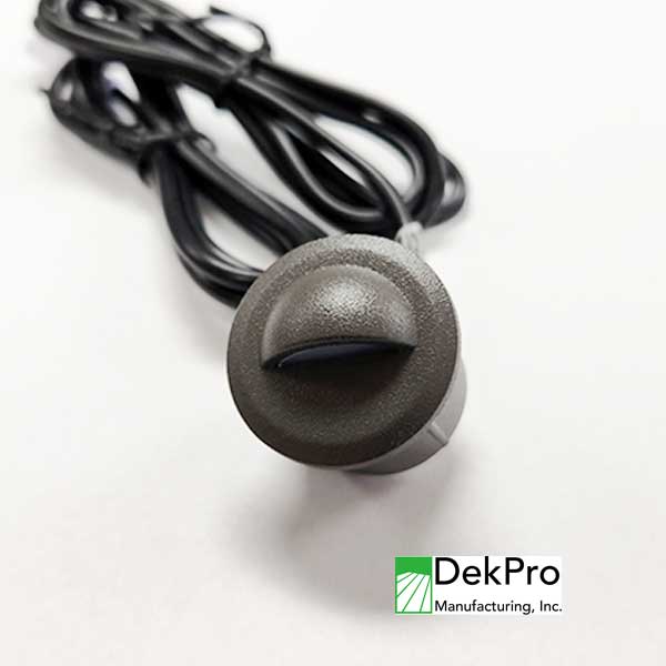 DekPro Effex Hooded Recessed Stair Light - Front