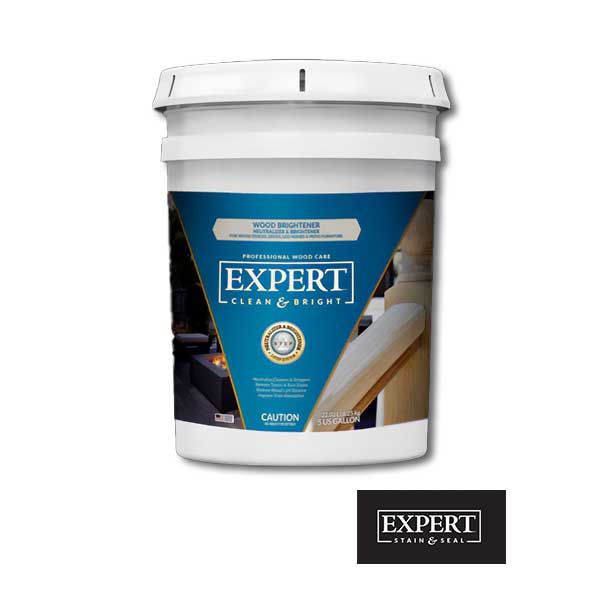 Expert Stain Wood Brightener 5 Gallon Bucket at The Deck Store USA