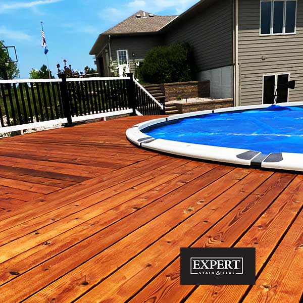 Expert Semi-Transparent Wood Stain Pecan Deck - The Deck Store USA