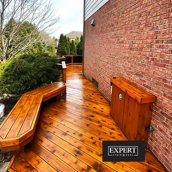 Expert Transparent Deck Stain Honey Deck - The Deck Store USA