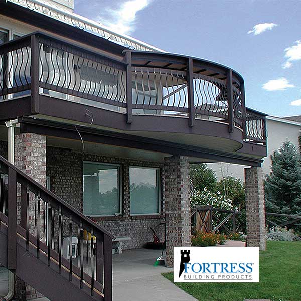 Fortress Vienna Belly Face Mount Balusters On Deck - The Deck Store USA