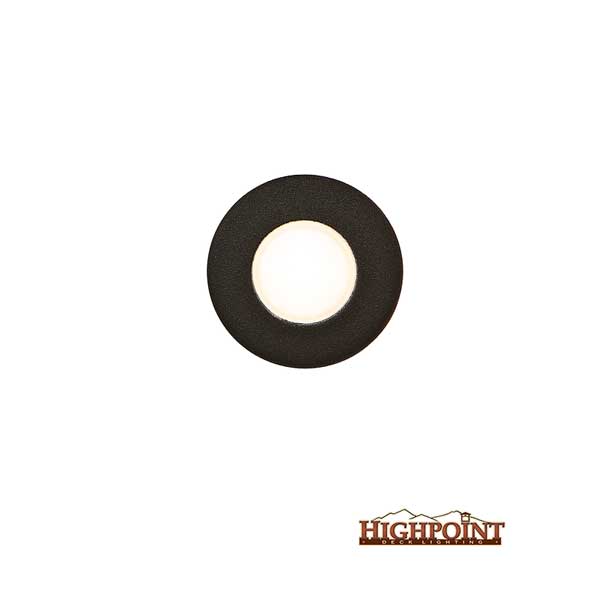 Highpoint Endurance Recessed Deck Lights - Textured Black - The Deck Store USA
