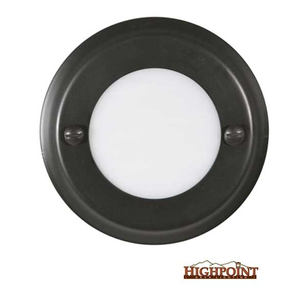 Highpoint Berkeley Recessed Step Lights - Textured Black - The Deck Store USA