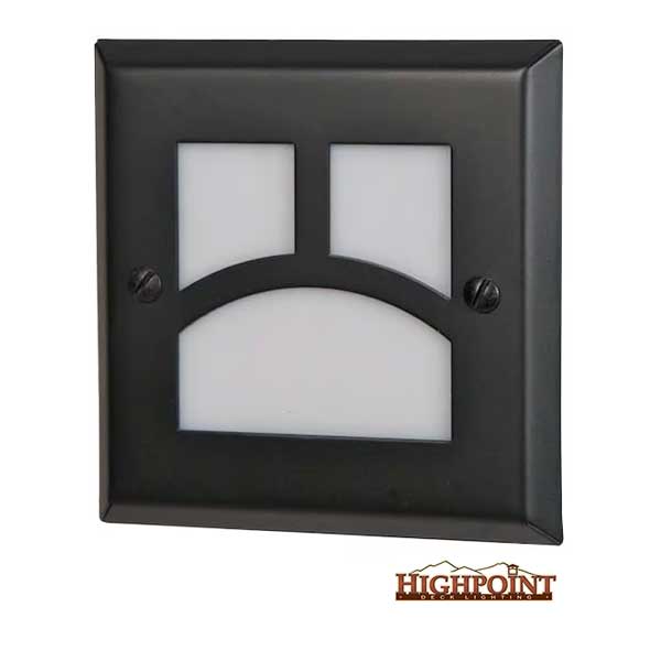 Highpoint Moab Recessed Step Lights - Textured Black - The Deck Store USA