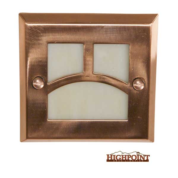 Highpoint Moab Recessed Step Lights - Copper - The Deck Store USA