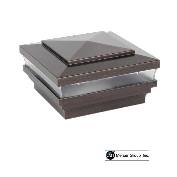 LMT Cape May Post Cap Light - Antique Brown - The Deck Store USA