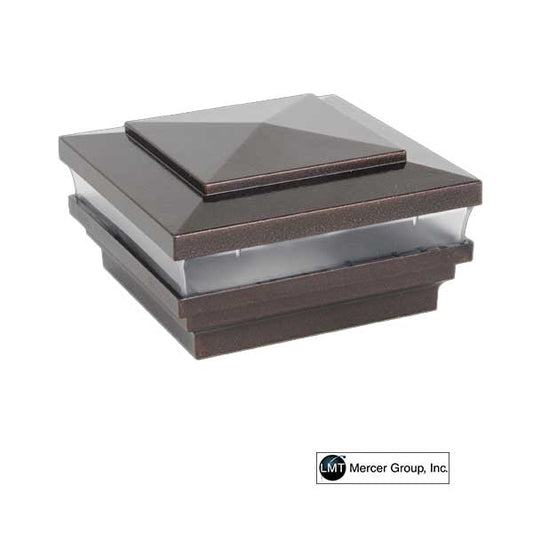 LMT Cape May Post Cap Light - Antique Brown - The Deck Store USA