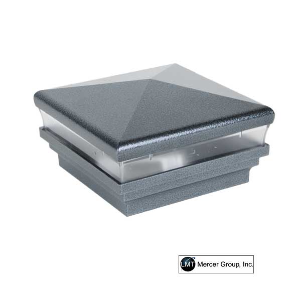 LMT Neptune Post Cap Lights - Antique Gray - The Deck Store USA
