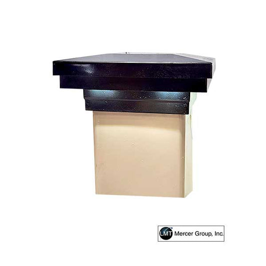 LMT Ornamental Downward Post Cap Light - Lit - the Deck Store USA