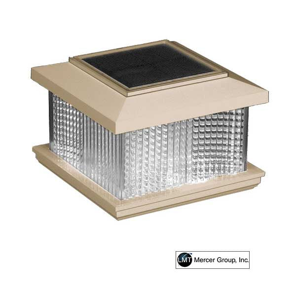 LMT Galaxy Solar Post Cap Light - Almond
