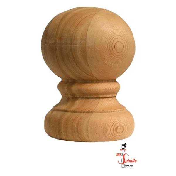 Mr. Spindle Colonial Ball Top 6" Finials at The Deck Store USA