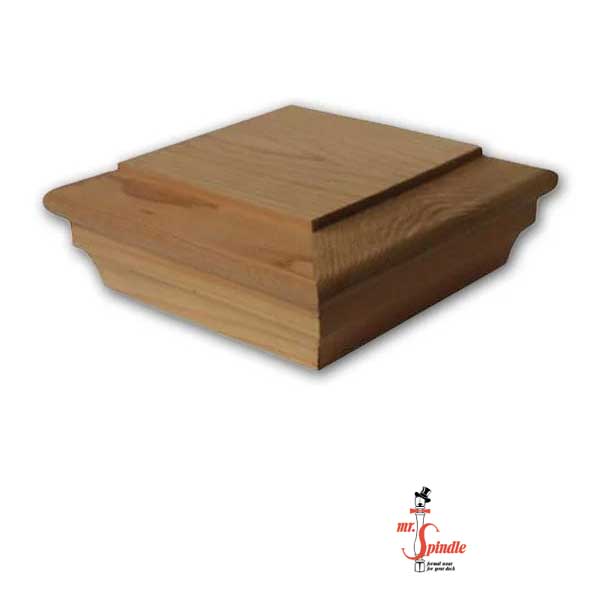 Mr. Spindle Colonial Flat Top Post Cap at The Deck Store USA