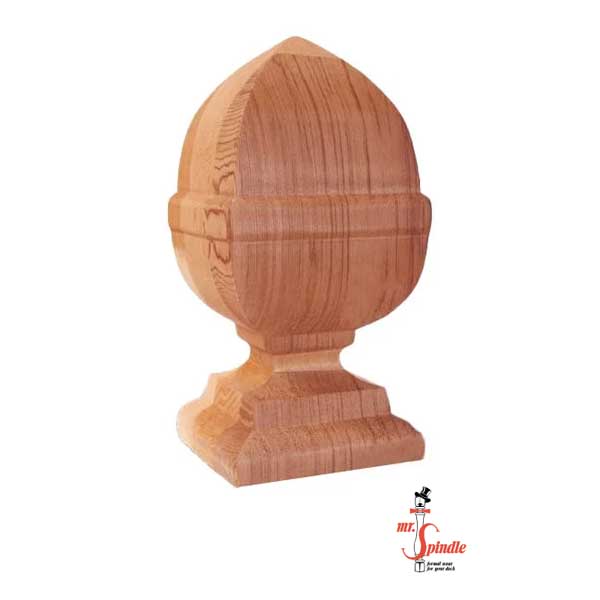 Mr. Spindle French Acorn Finials at The Deck Store USA