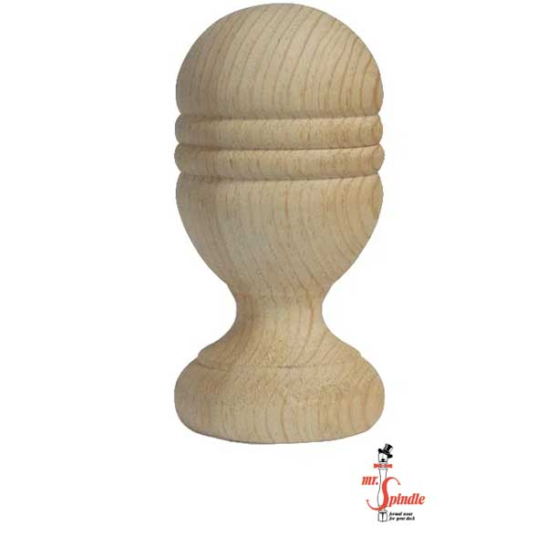 Mr. Spindle Queen Elizabeth Finials at The Deck Store USA