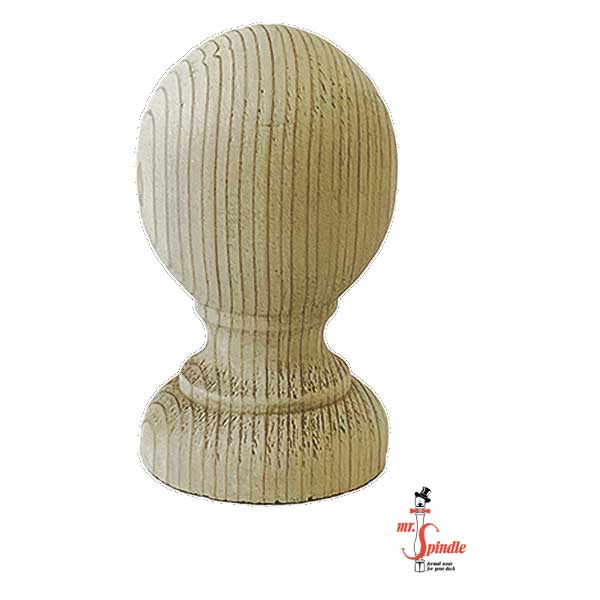 Mr. Spindle 3" Treated Traditional Finials at The Deck Store USA