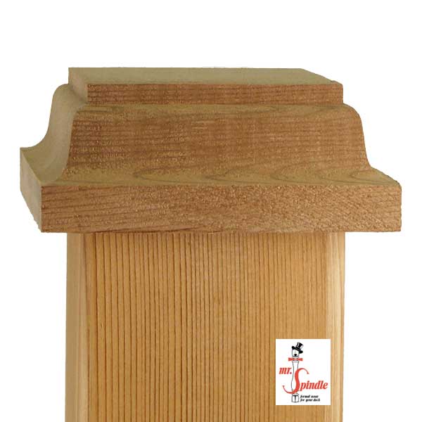 Mr. Spindle Victorian Wood Post Cap at The Deck Store USA