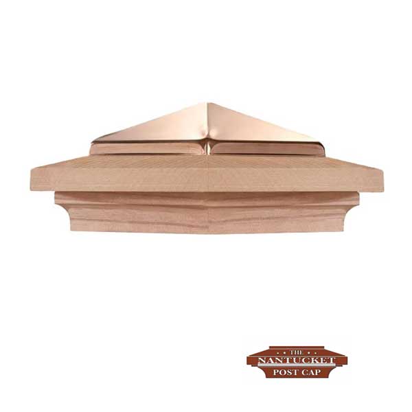 Nantucket East Creek Post Cap (Copper) at The Deck Store