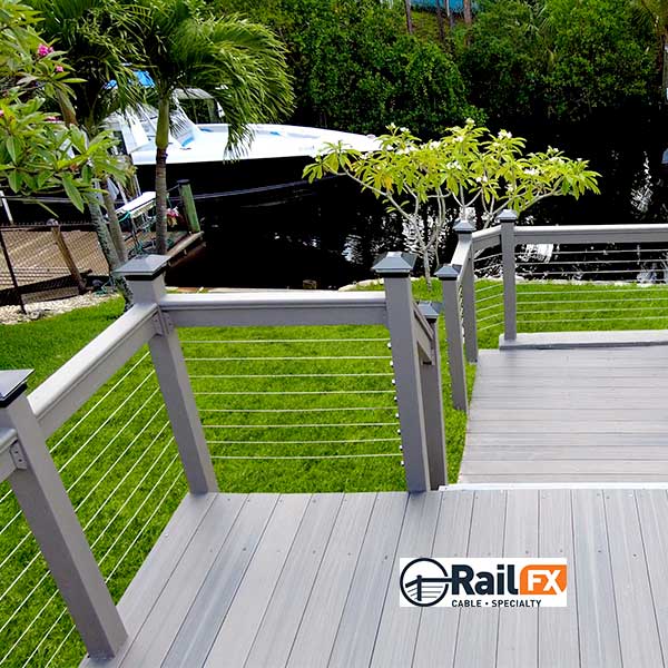RailFX Express Mount Cable Rail Inside View - The Deck Store USA