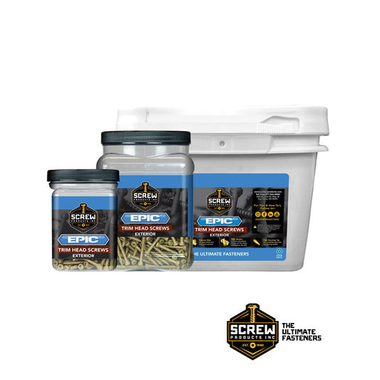 Screw Products Epic Trim Head Screw Packages