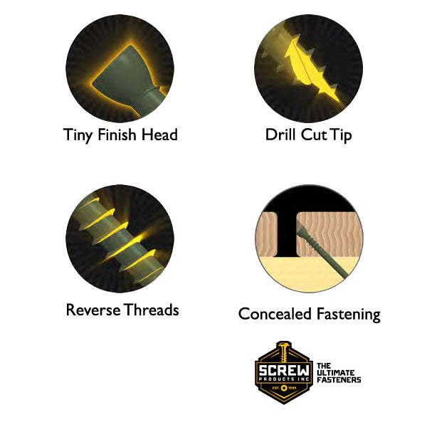 Pico Finish Head Screw Features