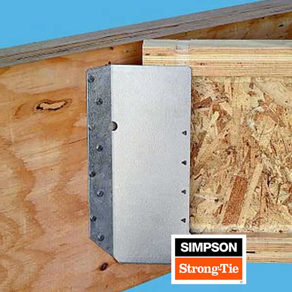 Simpson Strong-Tie SUR Skewed Joist Hanger Installed - The Deck Store USA