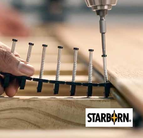 Starborn Clip & Rip - Insert Clip, Drive Screw