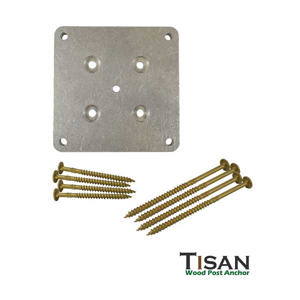Tisan 4x4 Post Anchor Kit - The Deck Store USA