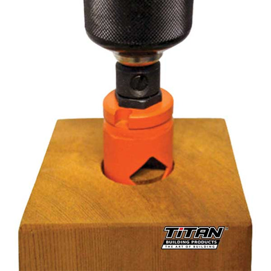 Titan Post Anchor Installation #1 - The Deck Store USA