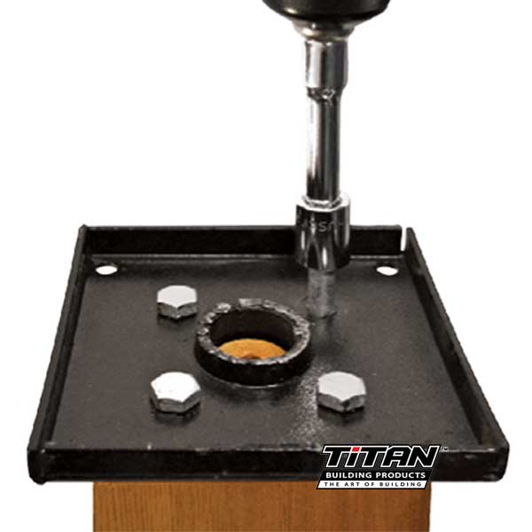 Titan Post Anchor Installation #3 - The Deck Store USA