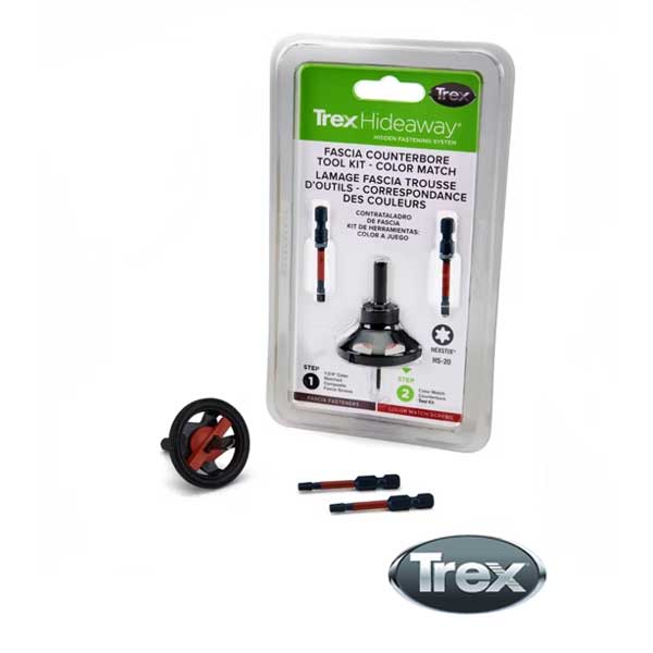 Trex Fascia Color Match Counterbore Tool Kit Contents