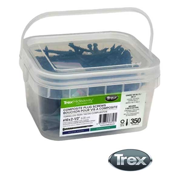 Trex Hideaway Decking Plug Screws 400CT Bucket