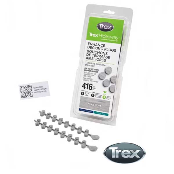 Trex Hideaway Enhance Deck Plugs - 416CT
