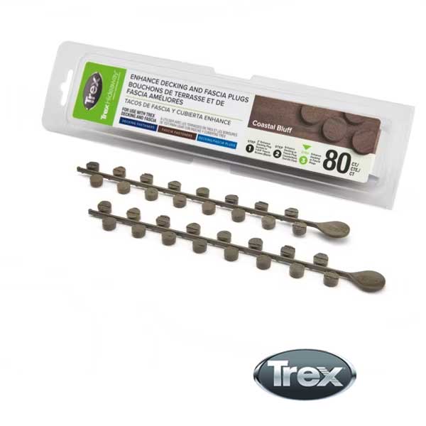 Trex Hideaway Enhance Deck Plugs - 80CT